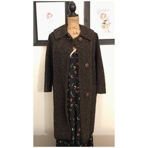 Vintage Lambs Wool Coat